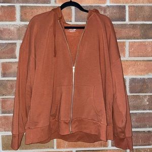 Brown zip up!